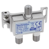 Q-link Premium coax splitter voor F-connector metaal