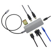 Q-link 8-in-1 USB-C hub met Power Delivery en 4K HDMI