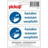 Pickup pictogram 10x10 cm handen wassen
