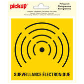 Pickup pictogram 15x15 cm surveillance électronique