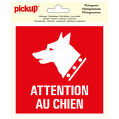 Pickup pictogram 15x15 cm attention au chien