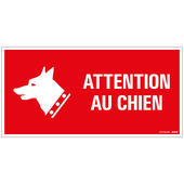 Pickup bord 15x30 cm attention au chien