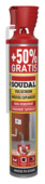 Mousse PU Soudal Genius Gun 500 ml +250 ml gratuits