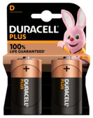 Duracell Batterij D Alkaline Plus 2 stuks