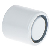 Eindknop 13 mm wit 2 stuks