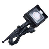 Prise de jardin sur piquet Handson IP44 2 prises 1,5 m