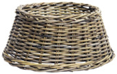 Kerstboomhuls Ø60 cm rotan antiek grijs