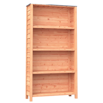 Armoire De Jardin Ouverte Bois Douglas 187x35x100 Cm Armoires De Rangement Gamma Be