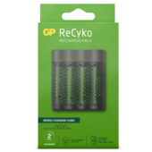GP USB-batterijoplader B451 incl. NiMH AA-batterijen Recyko 2600 mAh 4 stuks