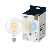 WiZ Connected LED globe E27 60W filament helder koel tot warmwit licht dimbaar