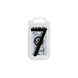 Chiffre 7 noir 9 cm