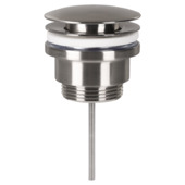 Differnz wastafelafvoerplug Click pop-up inox