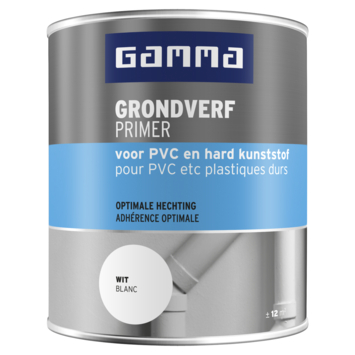 GAMMA Grondverf kunststof 750 ml wit | primer-grondlagen | GAMMA.be