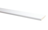Plinthe arrondie blanc haute brillance 75x14 mm 240 cm