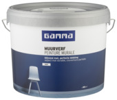 Peinture murale mate GAMMA 10 L RAL 9010