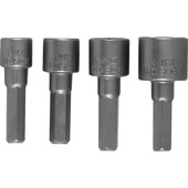 Bosch dopsleutelset 4-delig