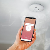 Qnect slimme WIFI rookmelder - werkt met Google Home en Tuya