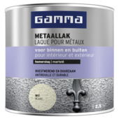 GAMMA metaallak hamerslag  wit 250 ml