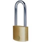 Yale Hangslot messing 30 mm met lange beugel
