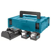 Kit de démarrage Makita 2 x accu BL1040B + chargeur DC10SA