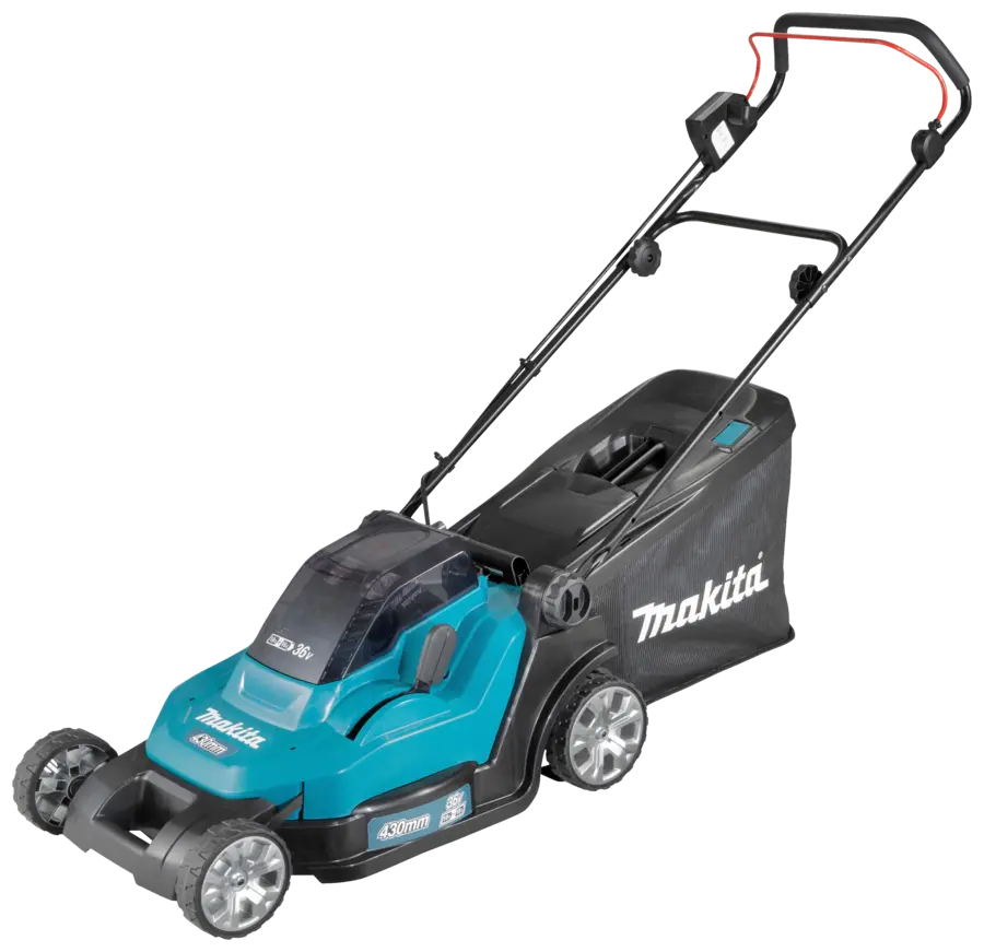 Makita 2x18V LXT grasmaaier DLM432CT2 43 cm incl. 2x 5,0Ah accu + duolader