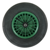 Altrad Fort kruiwagenwiel groen kunststof 40x10 cm