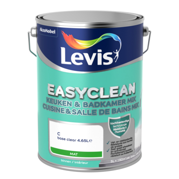 Levis Easyclean Keuken Badkamer Liter Muurverf Plafondverf Gamma Be