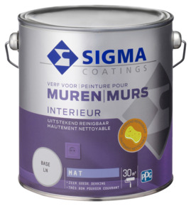 Peinture murale lavable Sigma 2,5 L base LN