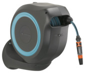 Gardena wandslangenbox 20m Roll-up M grijs/turquoise