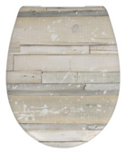 Abattant WC Cedo Pastel wood soft-close duroplast