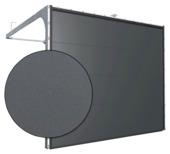 Optimal L 40 garagedeur RAL 7016 antracietgrijs/glad 2400 mm x 2125 mm (BxH)