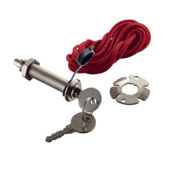 Noodontgrendeling buiten met slot