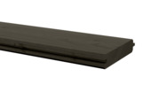 Blokhutprofiel grenen hout geschaafd antraciet 180 x 2,8 x 13,5 cm