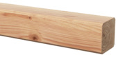 Tuinpaal Douglas ± 6,5x6,5 cm lengte ± 270 cm