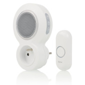 Byron draadloze deurbel plug-through DBY-23513FR bereik 200 m
