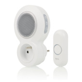 Byron draadloze deurbel plug-through DBY-23513FR bereik 200 m