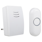 Sonnette sans fil plug-in Byron DBY-21132 portée 100 m