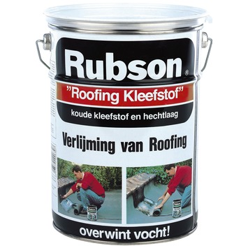 Rubson roofing kleefstof zwart 5 kg