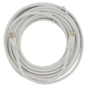 Q-link coax kabel met 2 F-connectoren 10 m wit