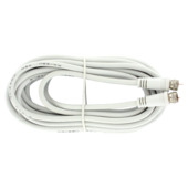 Q-link coax kabel met 2 F-connectoren 5 m wit