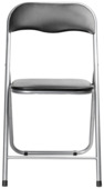 Chaise pliante noire