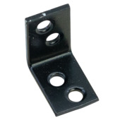 Stoelhoek zwart 25x25 mm 4 stuks