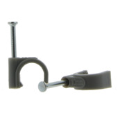Attache avec clou Profile gris 10 mm 50 pièces