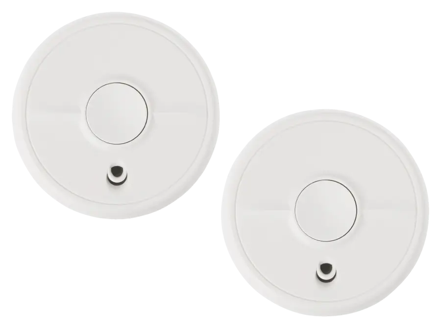 Détecteur de fumée 9V 2 pièces AngelEye