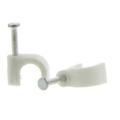 Profile nagelklemmen wit 6 mm 50 stuks