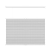 GAMMA dupli plisségordijn met greepbediening lichtdoorlatend wit (kleurnr. 6001) 60x180 cm (bxh)