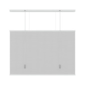 GAMMA dupli plisségordijn lichtdoorlatend wit (kleurnr. 6001) 160x220 cm (bxh)