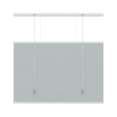 GAMMA dupli plissegordijn lichtdoorlatend lichtgrijs (kleurnr. 6006) 120x180 cm (bxh)