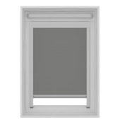GAMMA dakraam rolgordijn verduisterend grijs (kleurnr. 7004) t.b.v. VELUX® dakraam MK08
