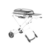 Weber Traveler gasbarbecue gehard staal zwart  63,5 x 34 cm